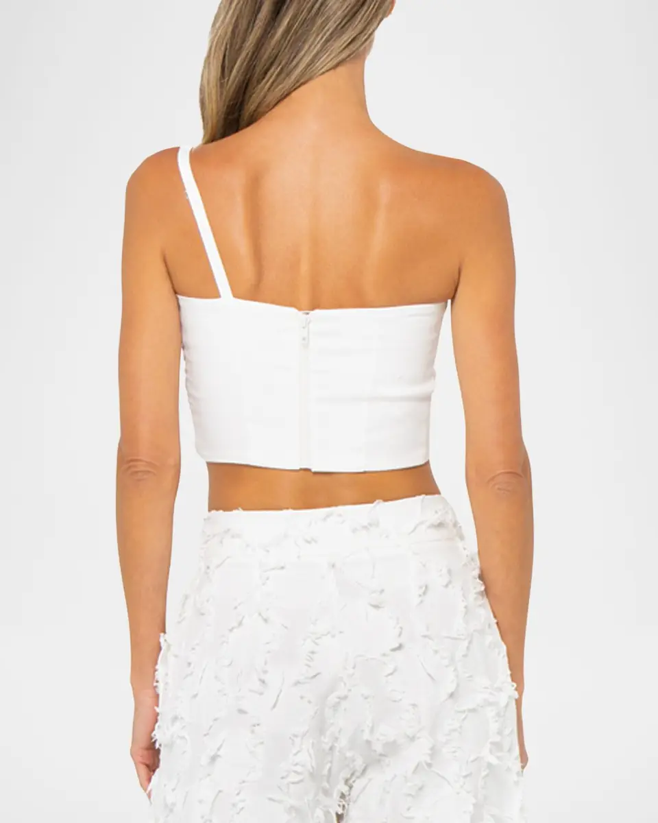 JBQ Oyster Twist-Front Crop Top | Thumbnail 2 JBQ Oyster Twist-Front Crop Top | Thumbnail 2