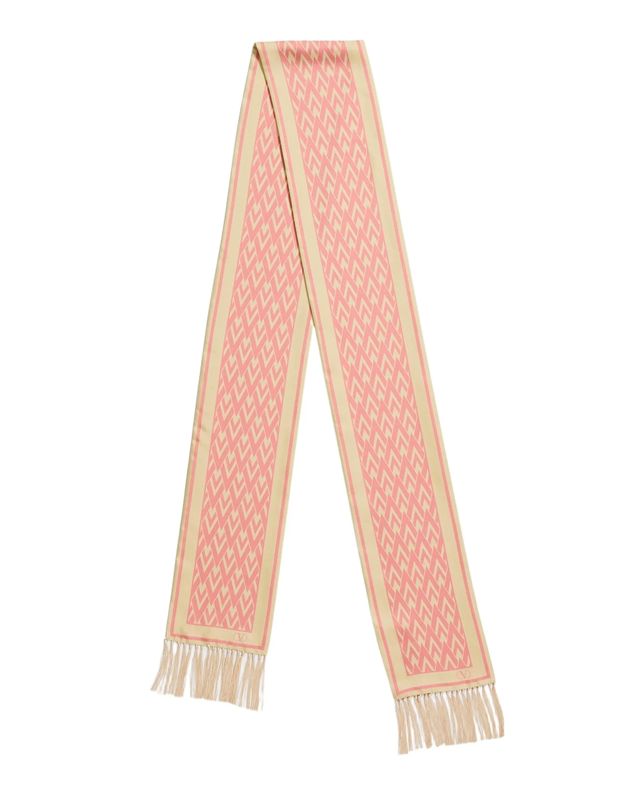 Monogram Fringe-Trim Scarf Monogram Fringe-Trim Scarf