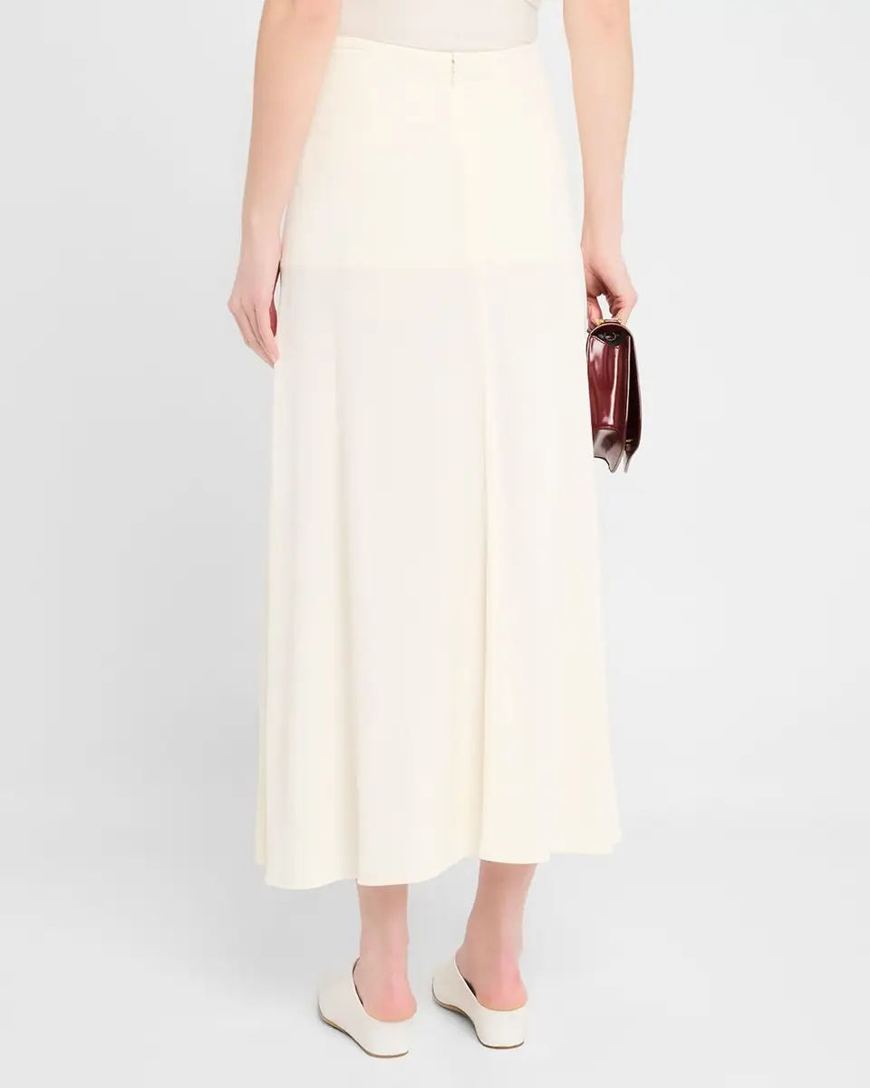 Jil Sander Crepe Fluid Midi Skirt | Thumbnail 3