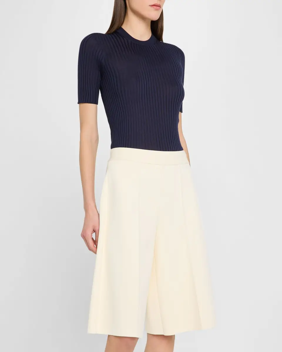 Jil Sander Short-Sleeve Rib T-Shirt | Thumbnail 4
