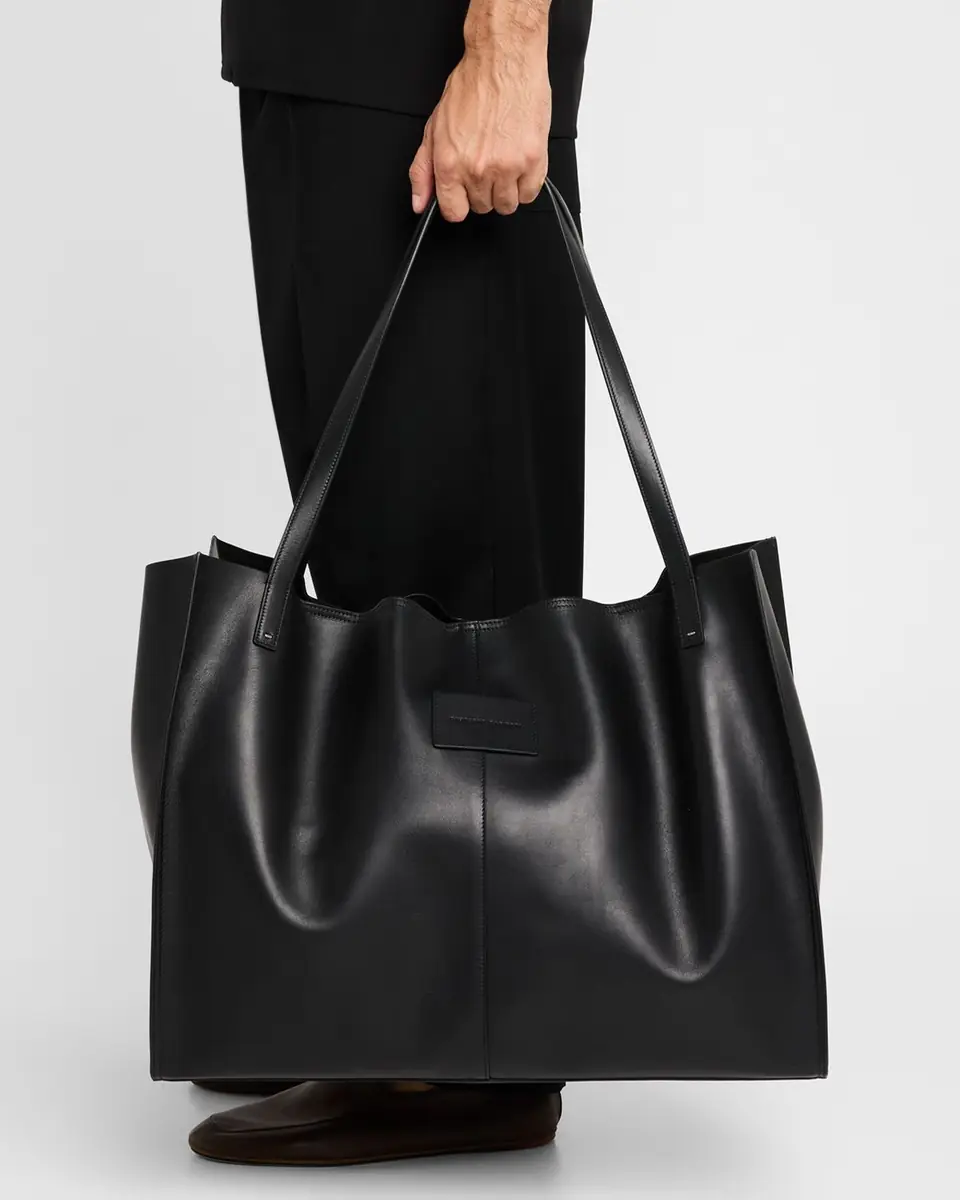 Giuseppe Zanotti Men's Leather Travel Tote Bag | Thumbnail 2 Giuseppe Zanotti Men's Leather Travel Tote Bag | Thumbnail 2