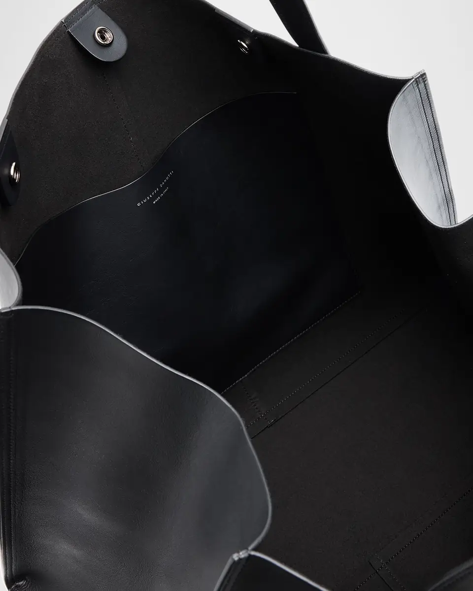 Giuseppe Zanotti Men's Leather Travel Tote Bag | Thumbnail 4 Giuseppe Zanotti Men's Leather Travel Tote Bag | Thumbnail 4