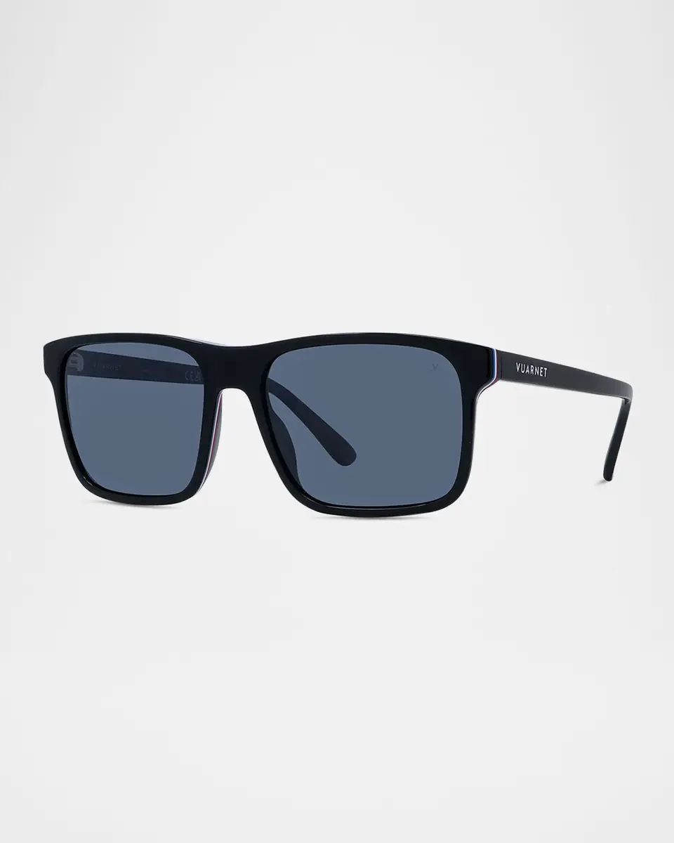 Vuarnet Men's Belvedere 01 Acetate Rectangle Sunglasses | Thumbnail 2