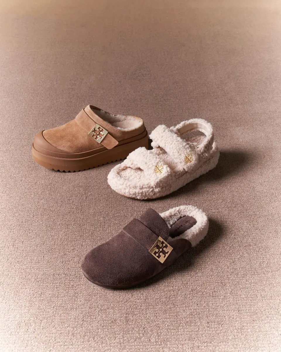 Tory Burch Mellow Suede Shearling Mules | Thumbnail 4 Tory Burch Mellow Suede Shearling Mules | Thumbnail 4