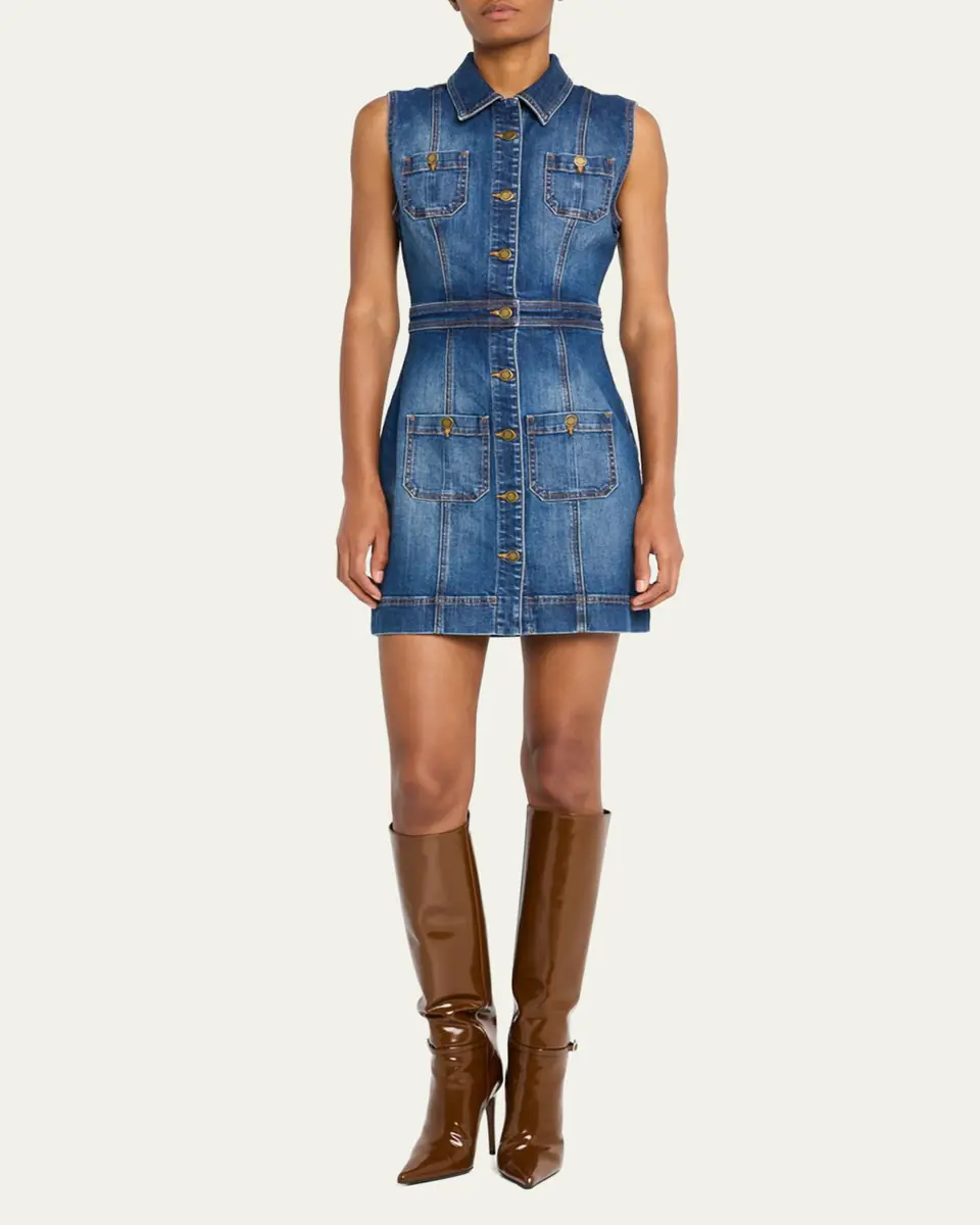 Ramy Brook Katalina Sleeveless Denim Mini Dress | Thumbnail 2 Ramy Brook Katalina Sleeveless Denim Mini Dress | Thumbnail 2