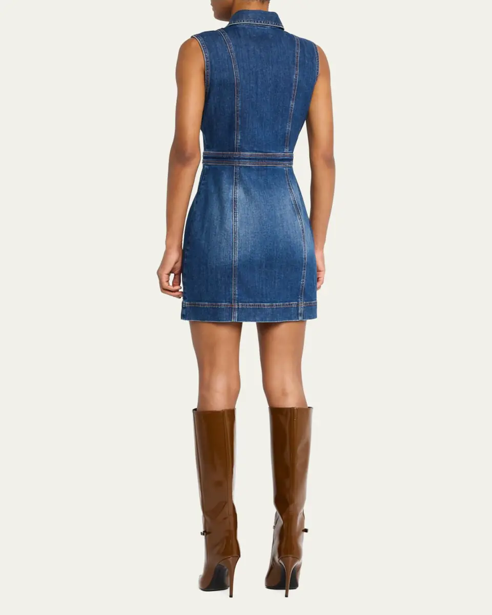 Ramy Brook Katalina Sleeveless Denim Mini Dress | Thumbnail 3 Ramy Brook Katalina Sleeveless Denim Mini Dress | Thumbnail 3