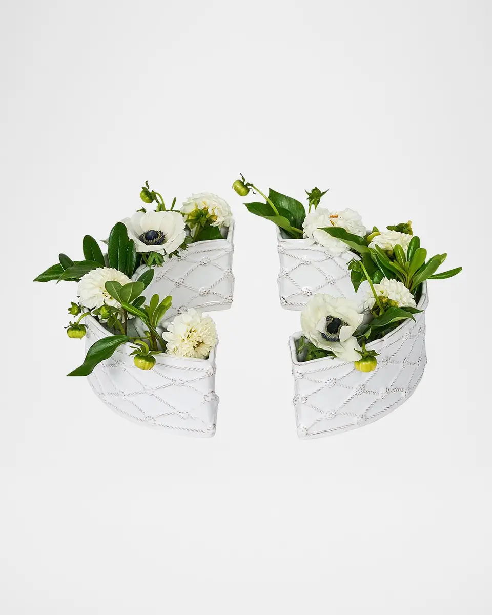 Juliska Berry & Thread Petite Parterre Garden Half-Circle Vases, Set of 2 | Thumbnail 2