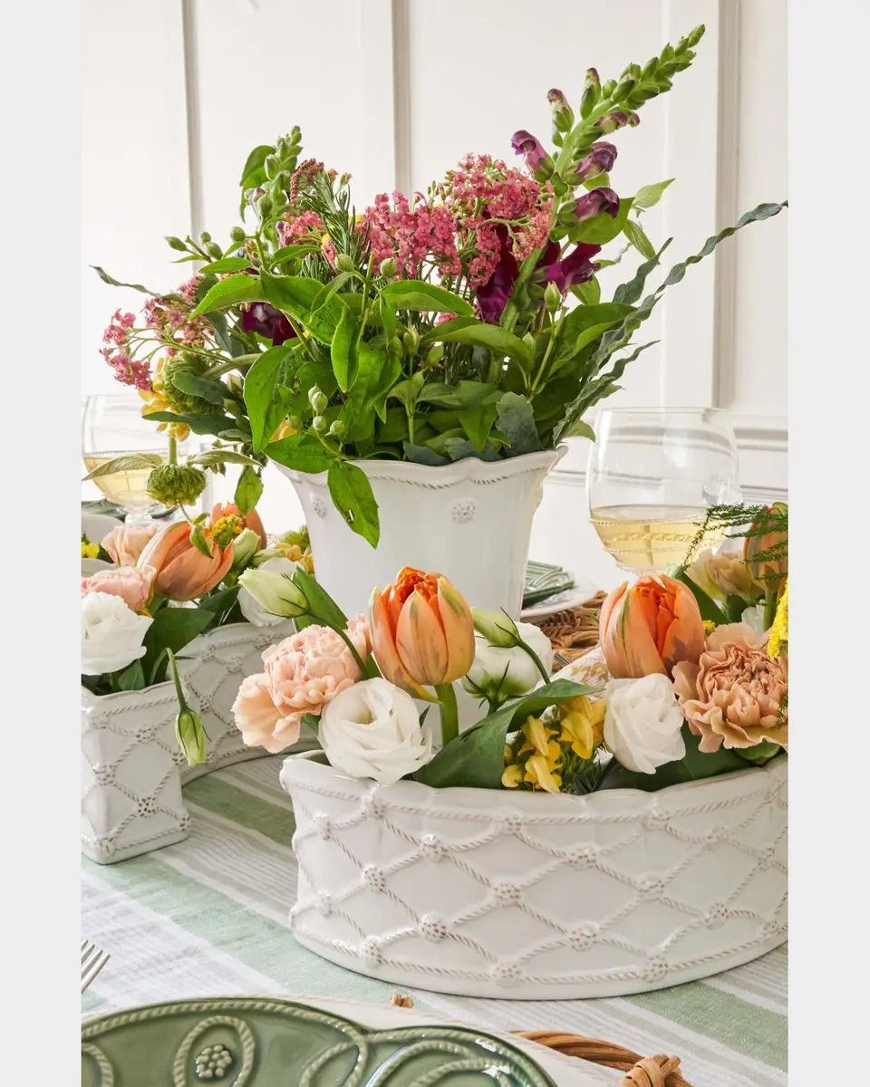 Juliska Berry & Thread Petite Parterre Garden Half-Circle Vases, Set of 2 | Thumbnail 7