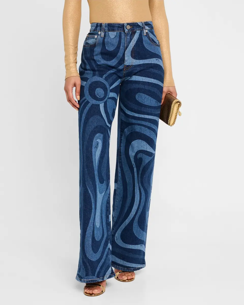 Pucci Marmo Straight-Leg Jeans | Thumbnail 3 Pucci Marmo Straight-Leg Jeans | Thumbnail 3