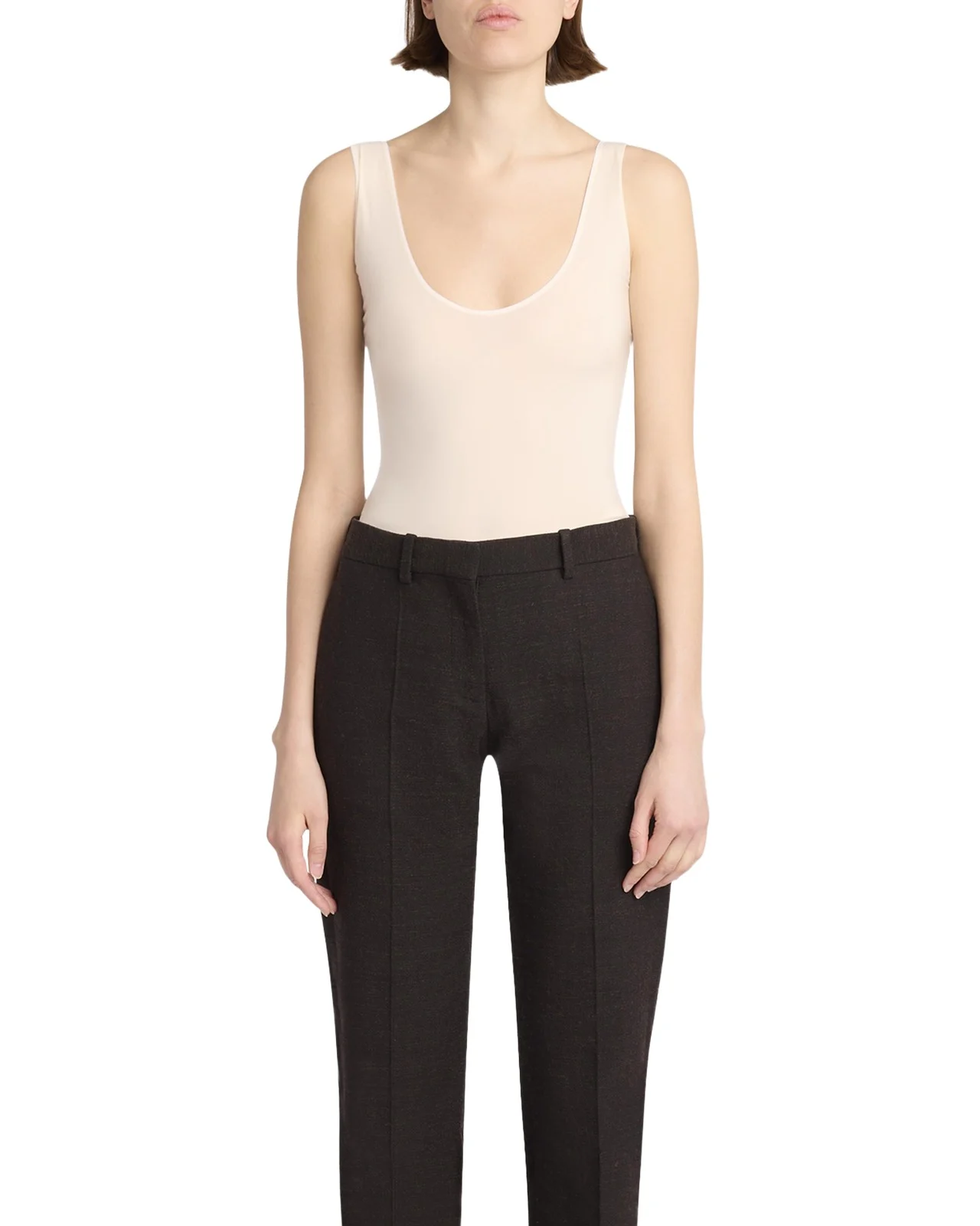 Mandie Scoop-Neck Sleeveless Bodysuit Mandie Scoop-Neck Sleeveless Bodysuit