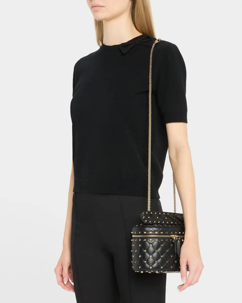 Valentino Garavani Rockstud Spike Top-Handle Vanity Bag | Thumbnail 2