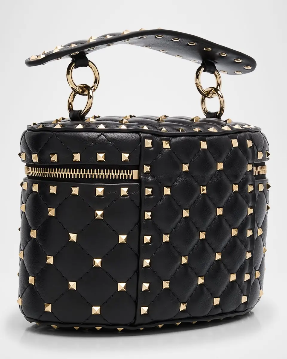 Valentino Garavani Rockstud Spike Top-Handle Vanity Bag | Thumbnail 3