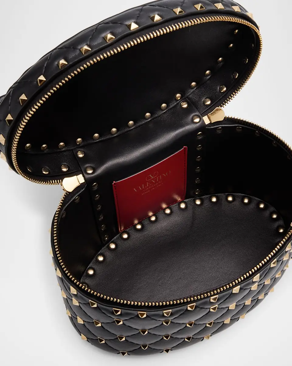 Valentino Garavani Rockstud Spike Top-Handle Vanity Bag | Thumbnail 4