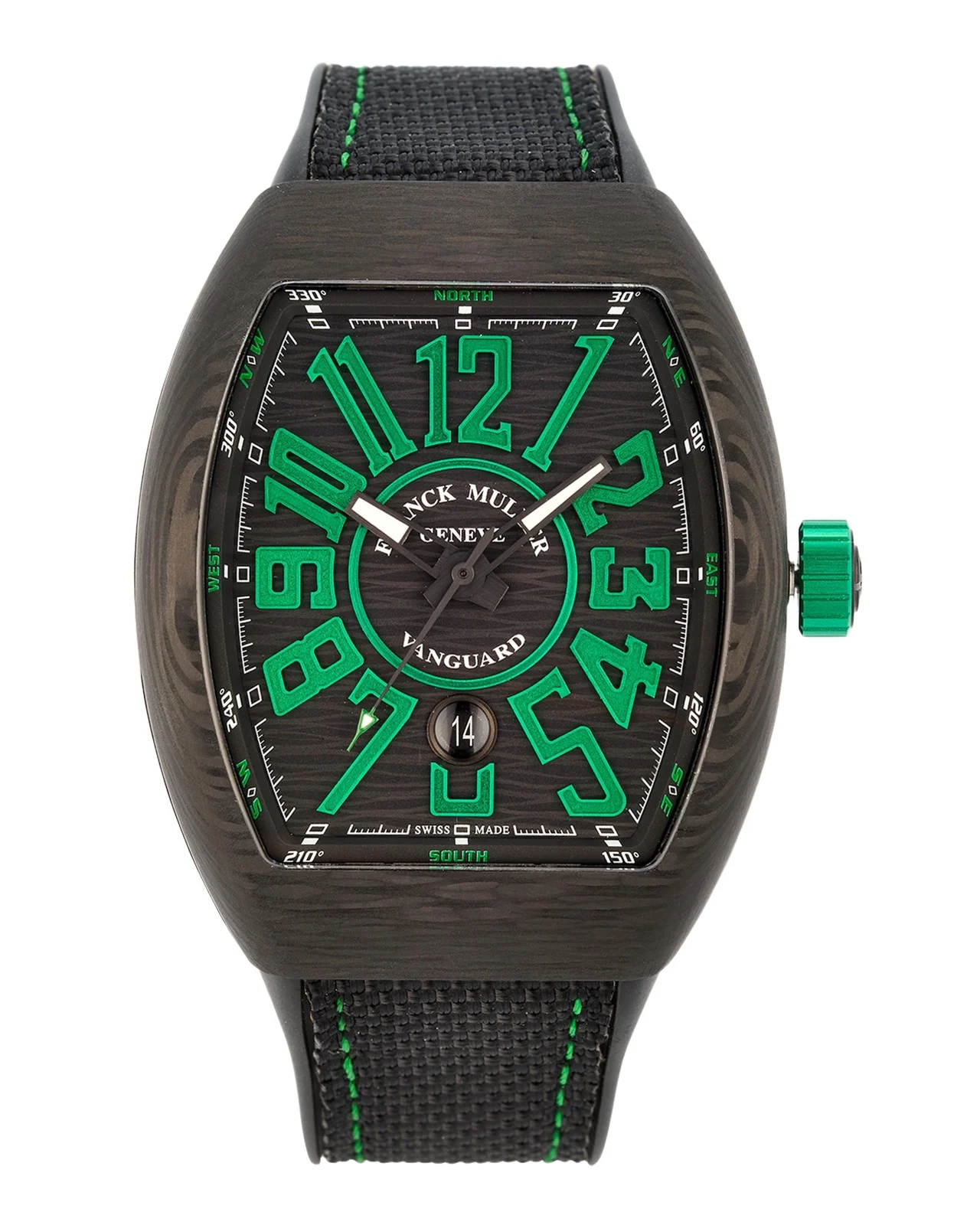 Franck Muller 44mm Carbon Green Watch
