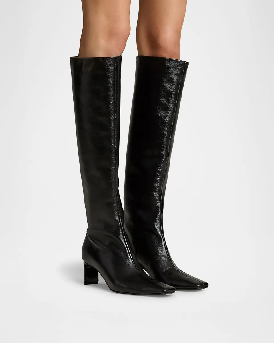 Khaite Ona Knee-High Leather boots | Thumbnail 2