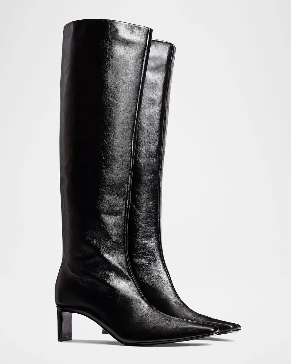 Khaite Ona Knee-High Leather boots | Thumbnail 3
