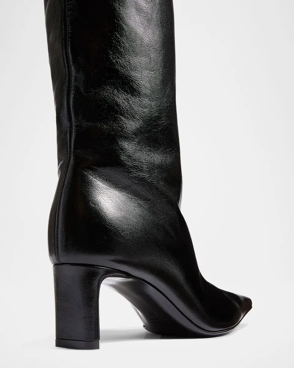 Khaite Ona Knee-High Leather boots | Thumbnail 4