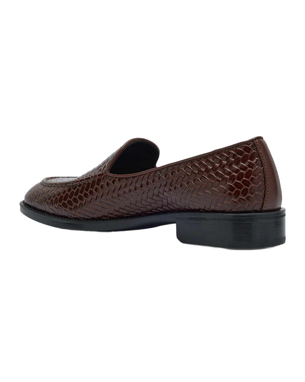 Men's Sorrento 15 Woven Leather Loafers