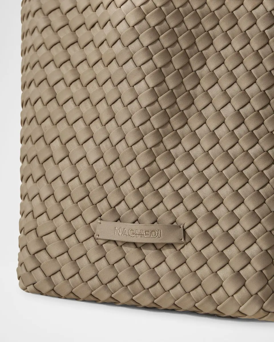 Naghedi St. Barths Medium Woven Tote Bag | Thumbnail 3