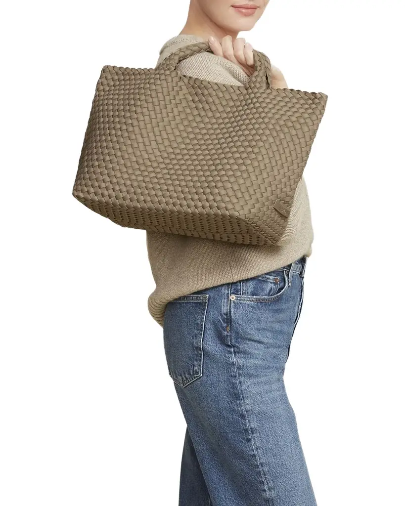 St. Barths Medium Woven Tote Bag
