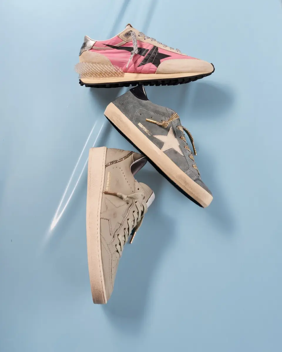 Golden Goose Running Marathon Suede Nylon Sneakers | Thumbnail 2 Golden Goose Running Marathon Suede Nylon Sneakers | Thumbnail 2