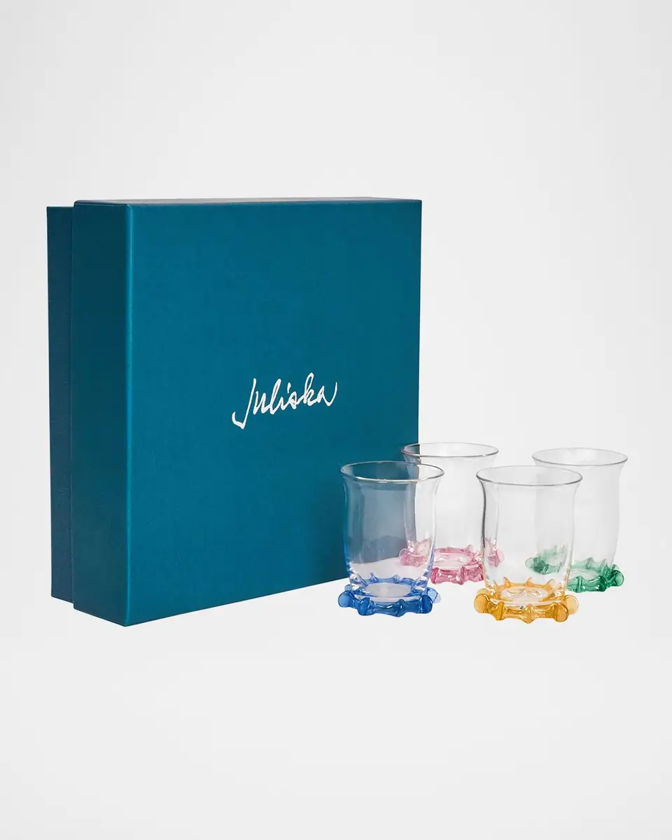 Juliska Harriet Assorted 2 oz. Shot Glasses, Set of 4 | Thumbnail 4 Juliska Harriet Assorted 2 oz. Shot Glasses, Set of 4 | Thumbnail 4