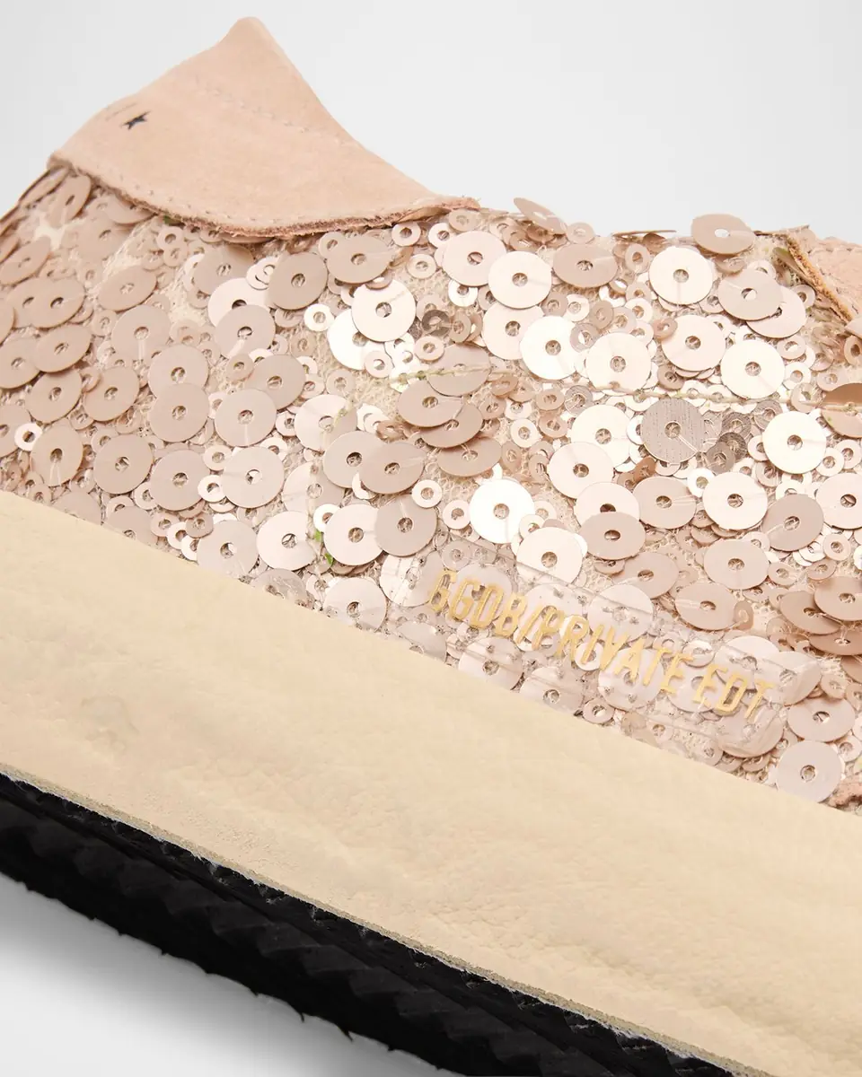 Golden Goose Super-Star Sequin Suede Low-Top Sneakers | Thumbnail 5 Golden Goose Super-Star Sequin Suede Low-Top Sneakers | Thumbnail 5