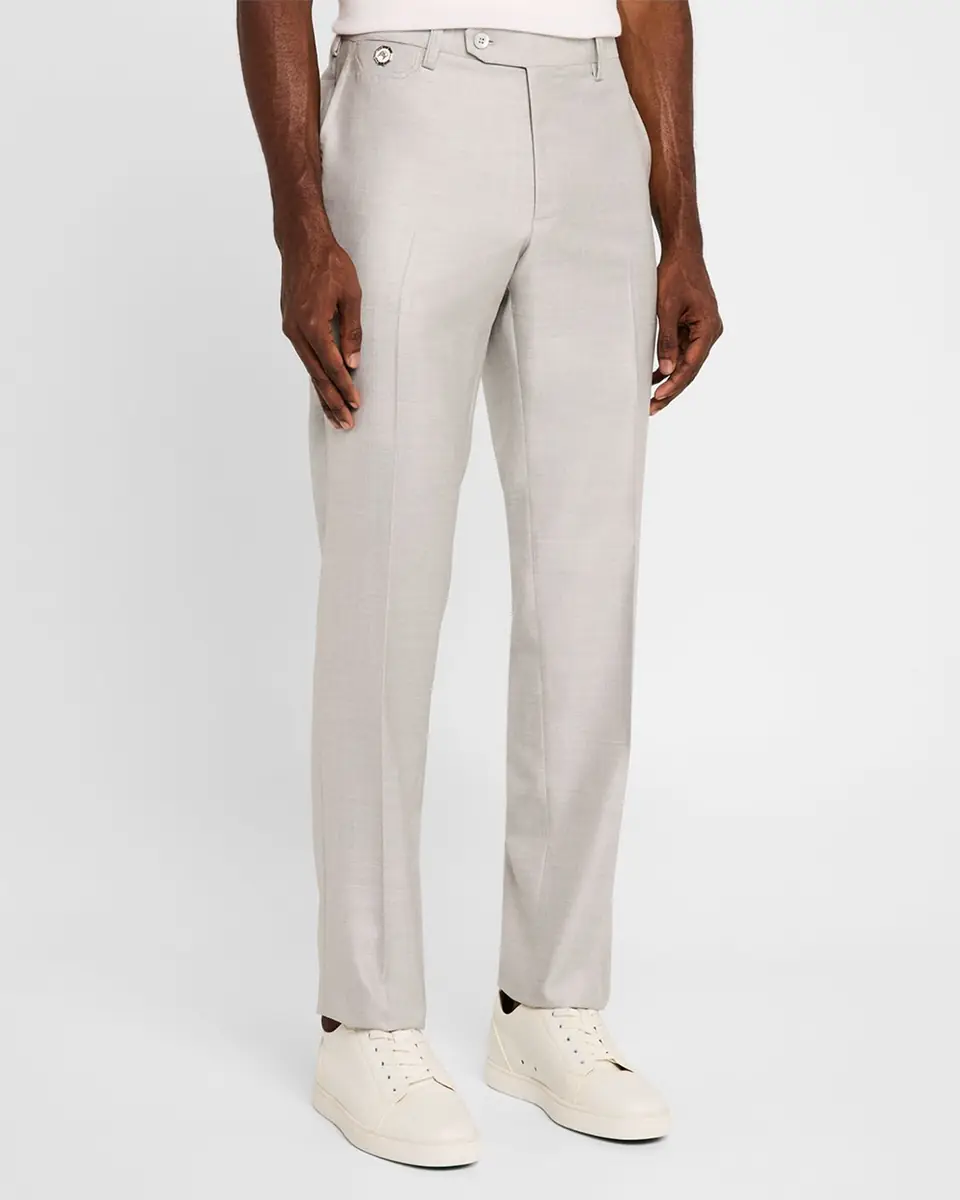 Stefano Ricci Men's Wool and Silk Five-Pocket Pants | Thumbnail 4 Stefano Ricci Men's Wool and Silk Five-Pocket Pants | Thumbnail 4