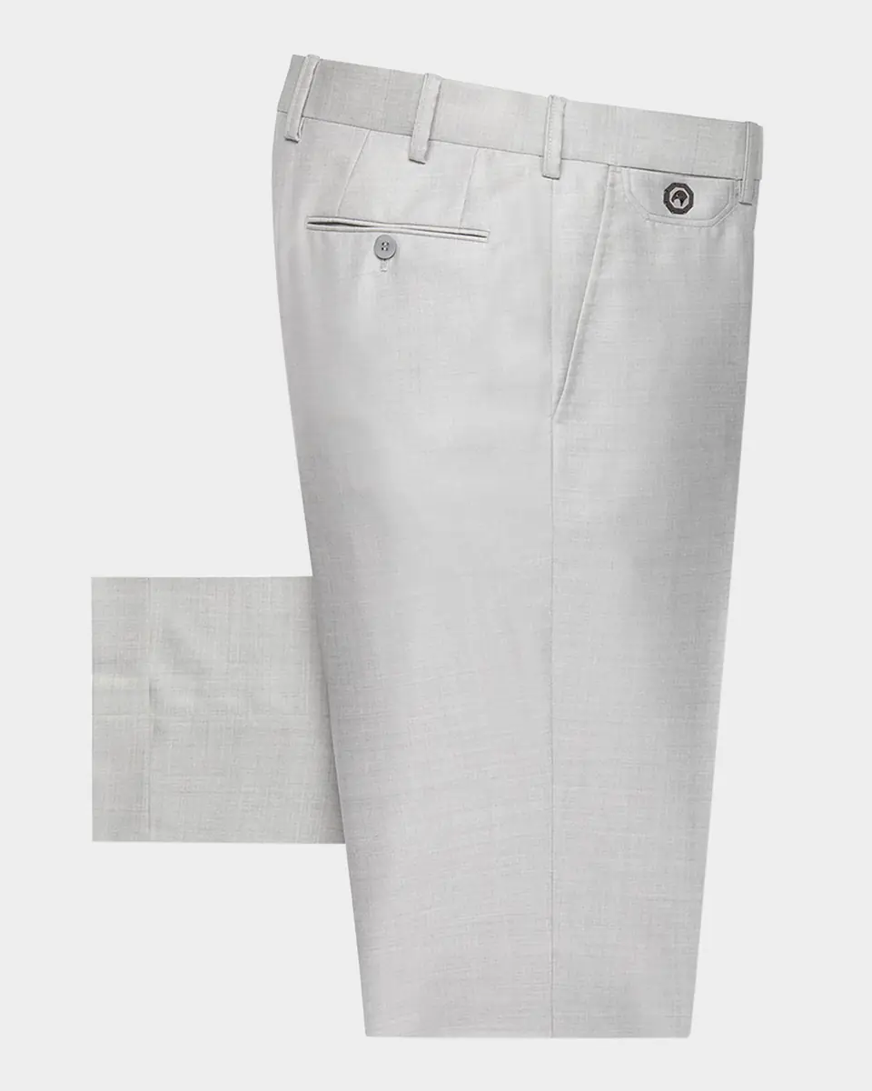 Stefano Ricci Men's Wool and Silk Five-Pocket Pants | Thumbnail 5 Stefano Ricci Men's Wool and Silk Five-Pocket Pants | Thumbnail 5