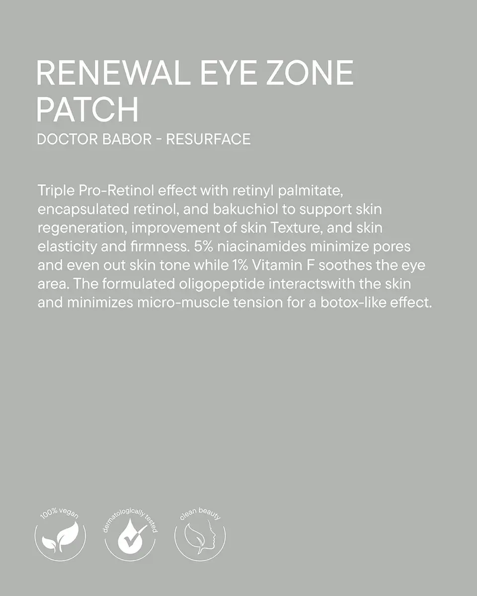 Babor 5-Piece Renewal Eye Zone Patches | Thumbnail 5 Babor 5-Piece Renewal Eye Zone Patches | Thumbnail 5