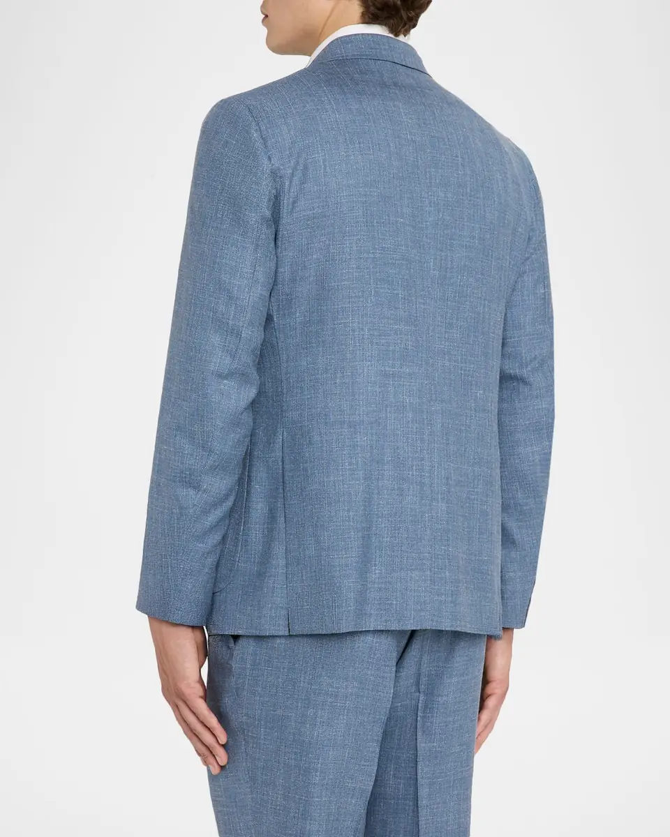 Isaia Men's Thin Stripe Single-Breasted Suit | Thumbnail 5 Isaia Men's Thin Stripe Single-Breasted Suit | Thumbnail 5