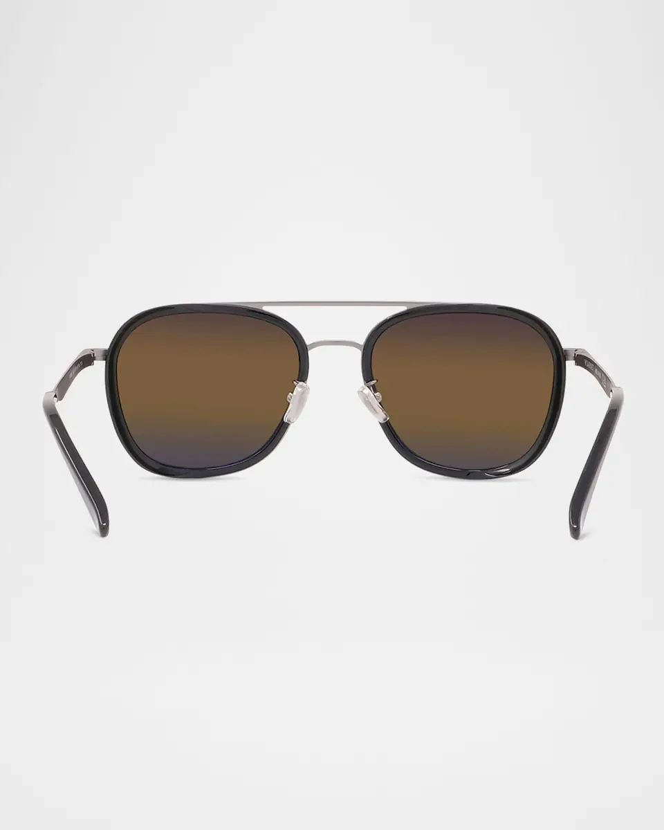 Vuarnet Men's Edge 04 Stainless Steel Rectangle Sunglasses | Thumbnail 4 Vuarnet Men's Edge 04 Stainless Steel Rectangle Sunglasses | Thumbnail 4