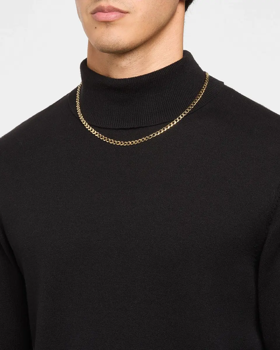Sydney Evan Men's 14K Yellow Gold Curb Link Chain Necklace, 22"L | Thumbnail 2