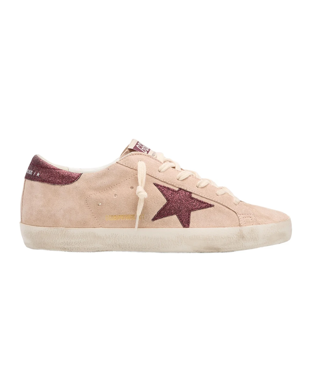 Super-Star Glitter Suede Low-Top Sneakers Super-Star Glitter Suede Low-Top Sneakers