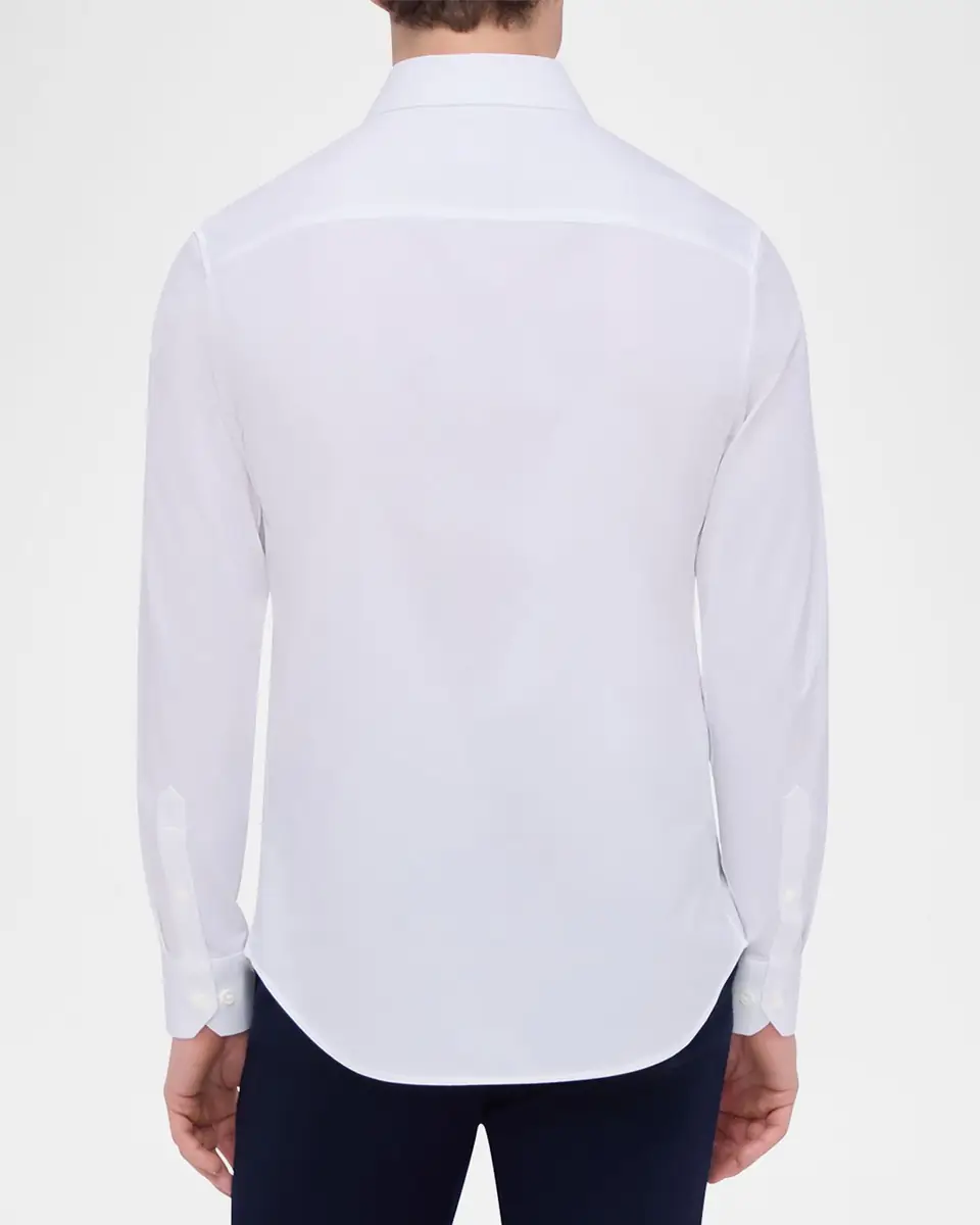 Bugatchi Men's OoohCotton James Solid Sport Shirt | Thumbnail 2