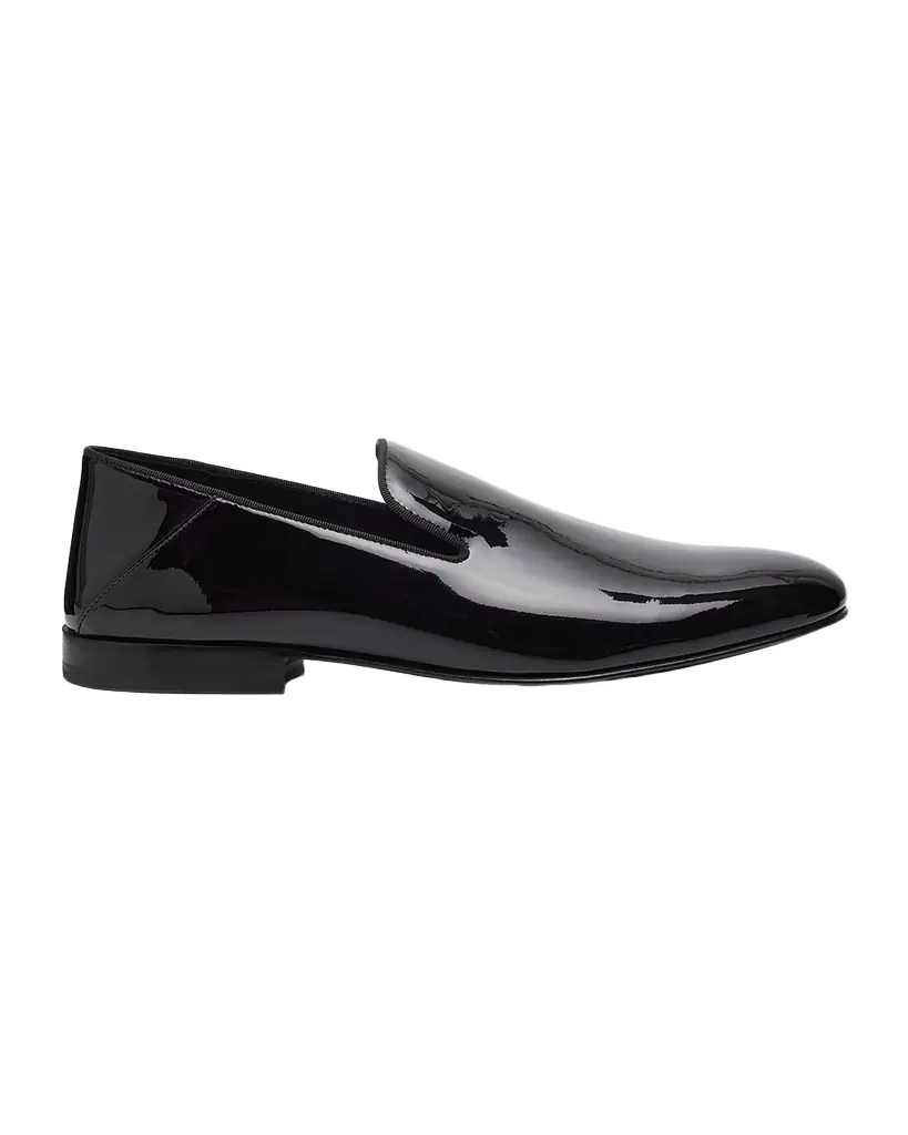 Stuart Weitzman Men's Buzz Patent Leather Loafers | Image 1 Stuart Weitzman Men's Buzz Patent Leather Loafers | Image 1