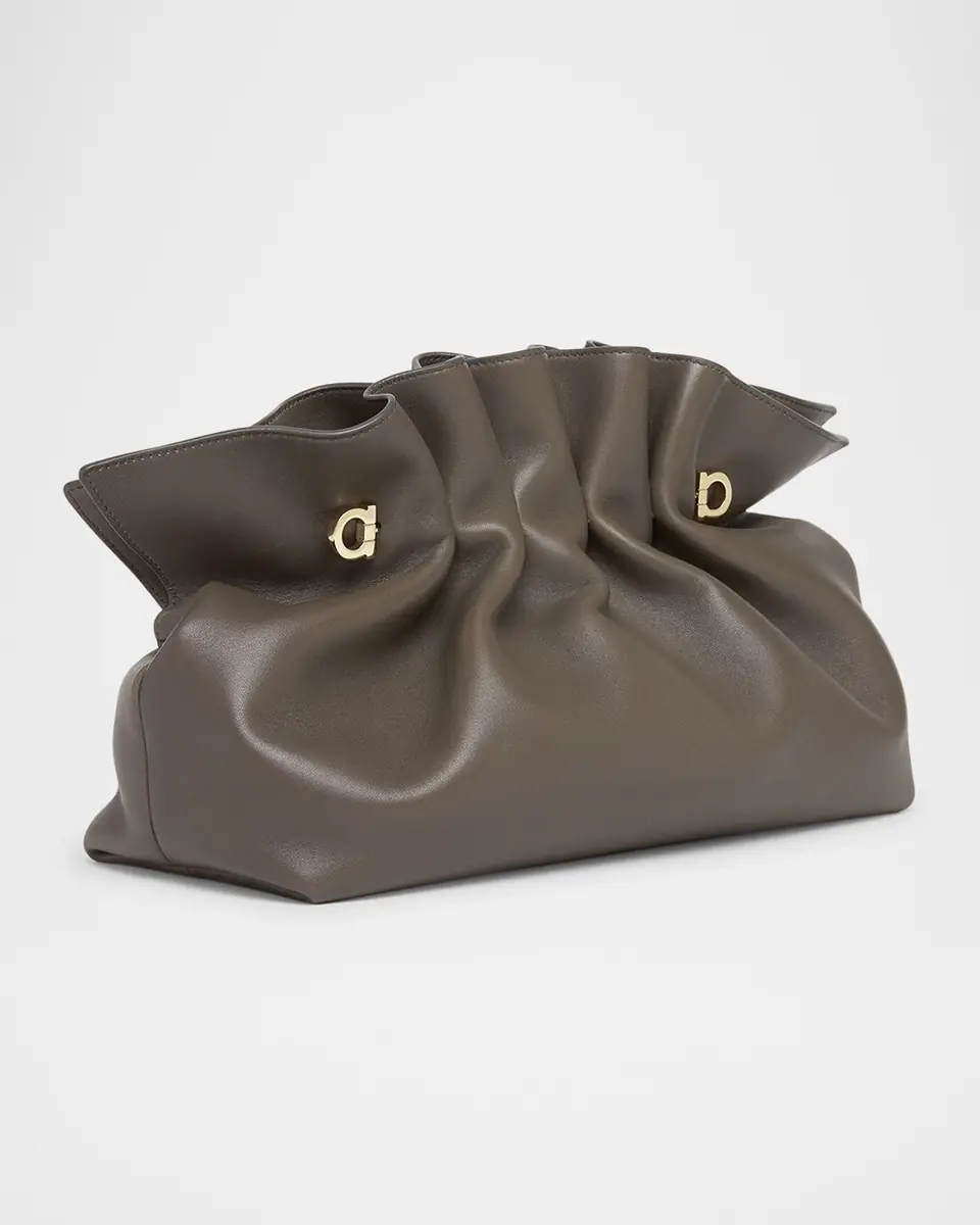 Ferragamo Medium Gancio Piercing Shoulder Bag | Thumbnail 3 Ferragamo Medium Gancio Piercing Shoulder Bag | Thumbnail 3