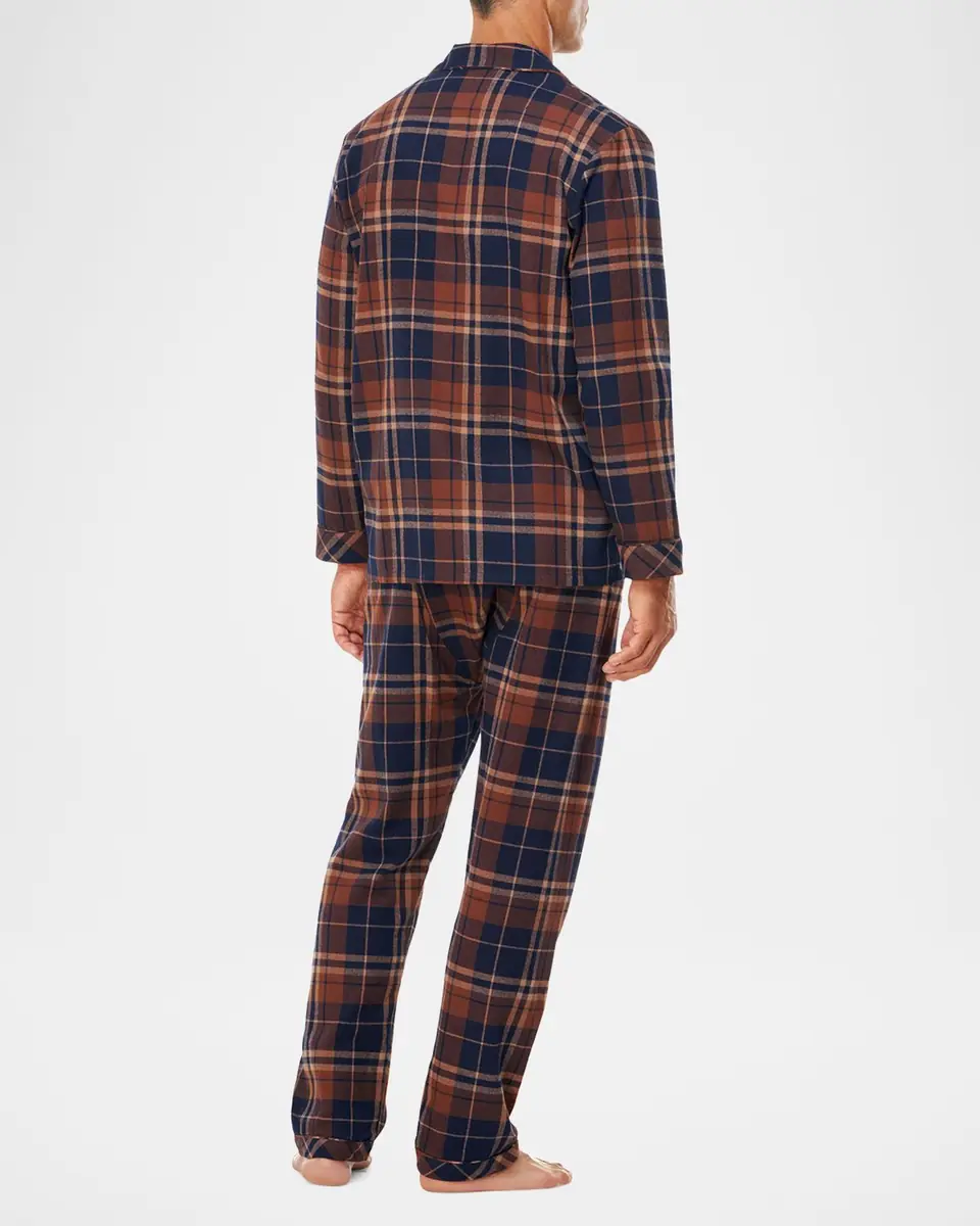 Majestic International Men's Flannel Long Pajama Set | Thumbnail 2 Majestic International Men's Flannel Long Pajama Set | Thumbnail 2