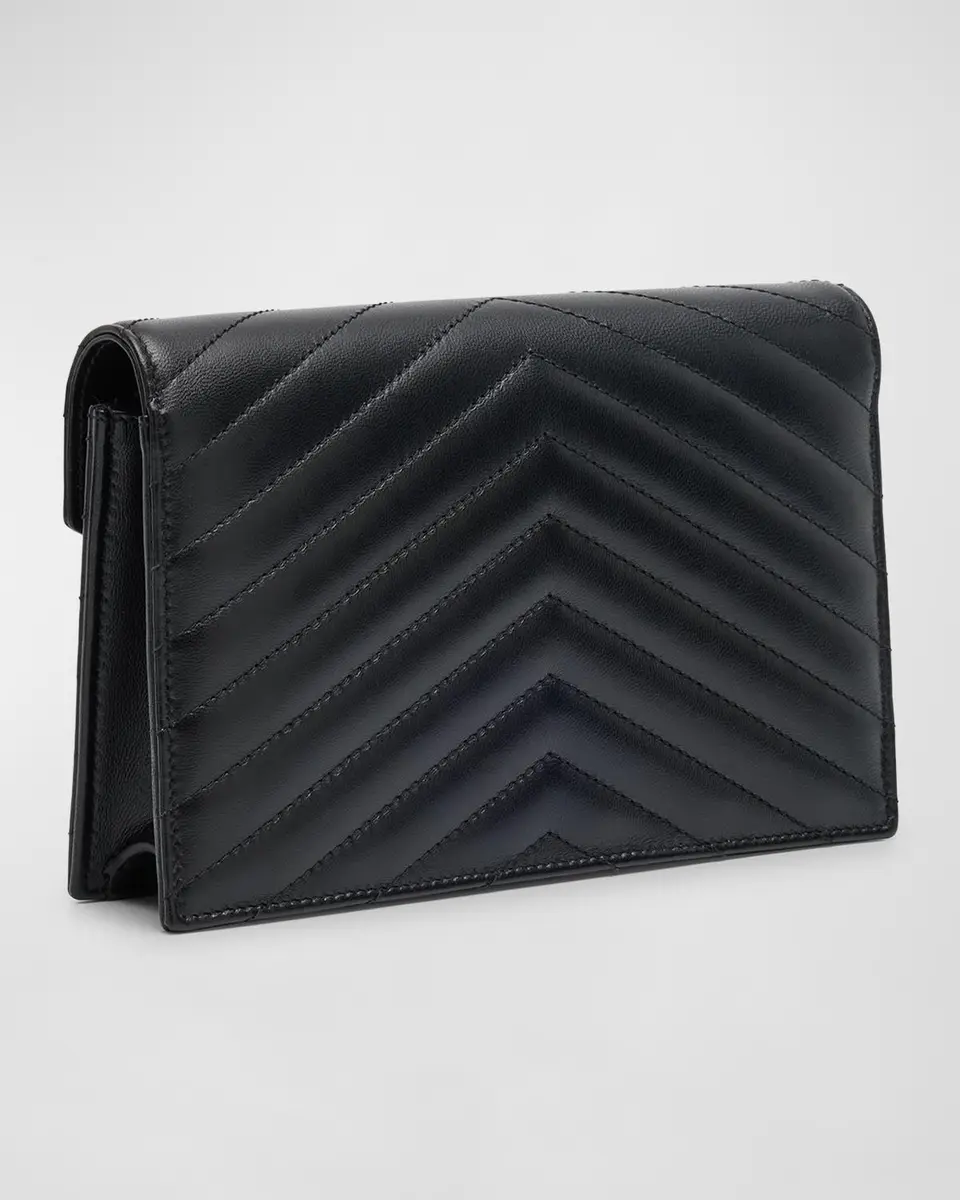 Saint Laurent Cassandre Small YSL Wallet on Chain in Quilted Leather | Thumbnail 7 Saint Laurent Cassandre Small YSL Wallet on Chain in Quilted Leather | Thumbnail 7