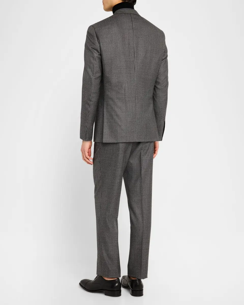 Brioni Men's Wool Check Suit | Thumbnail 3 Brioni Men's Wool Check Suit | Thumbnail 3