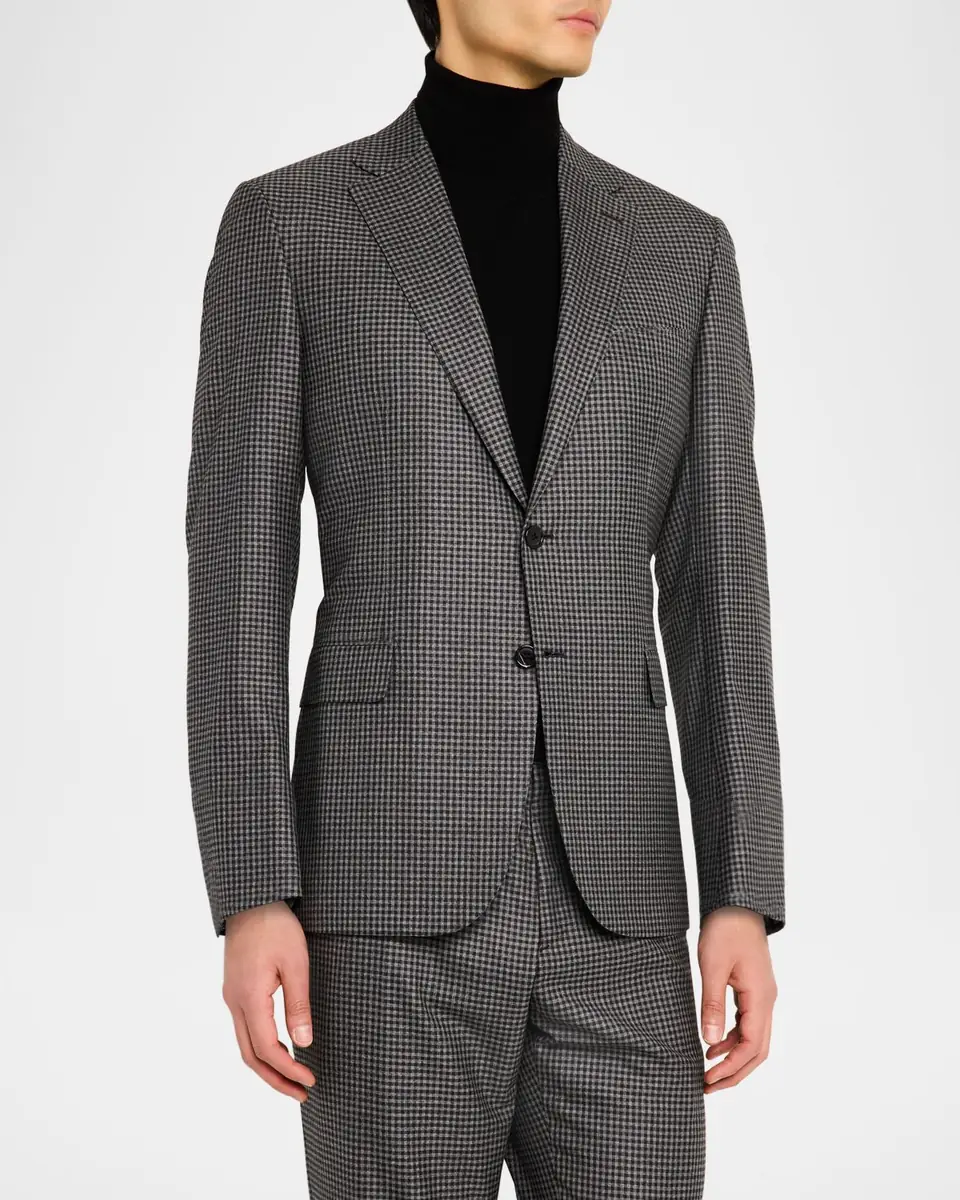 Brioni Men's Wool Check Suit | Thumbnail 4 Brioni Men's Wool Check Suit | Thumbnail 4