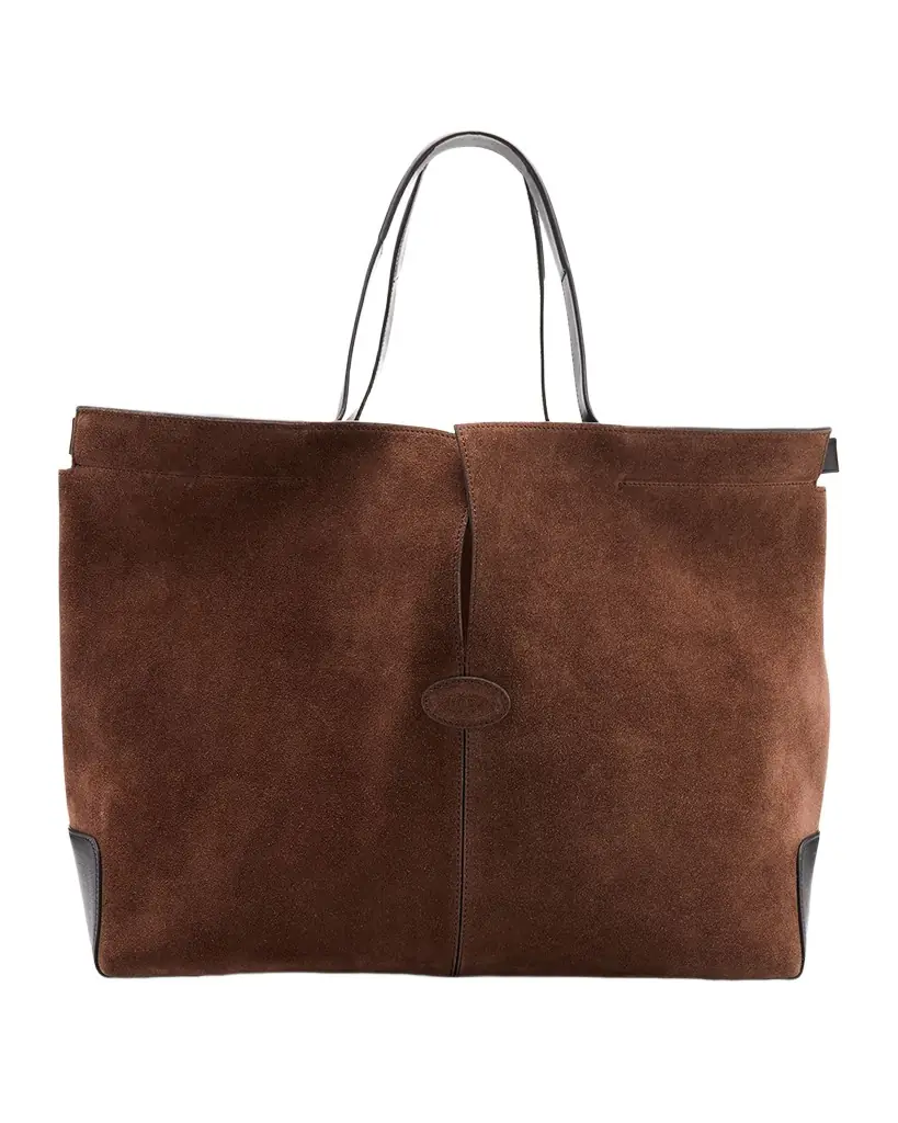 Tod's Shopping Suede Tote Bag | Image 1 Tod's Shopping Suede Tote Bag | Image 1