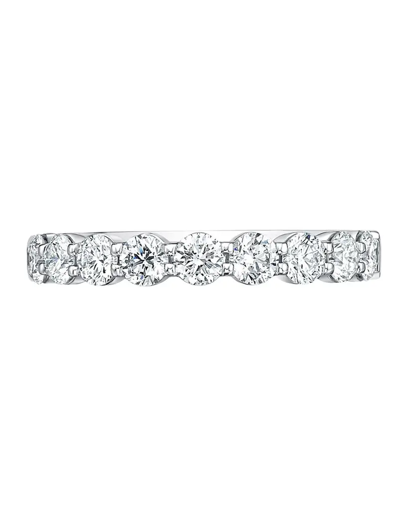 Petite Prong 9-Stone Diamond Band in Platinum Petite Prong 9-Stone Diamond Band in Platinum
