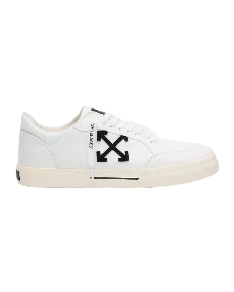 Off-White Men's Low Vulcanized Canvas Sneakers | Image 1 Off-White Men's Low Vulcanized Canvas Sneakers | Image 1