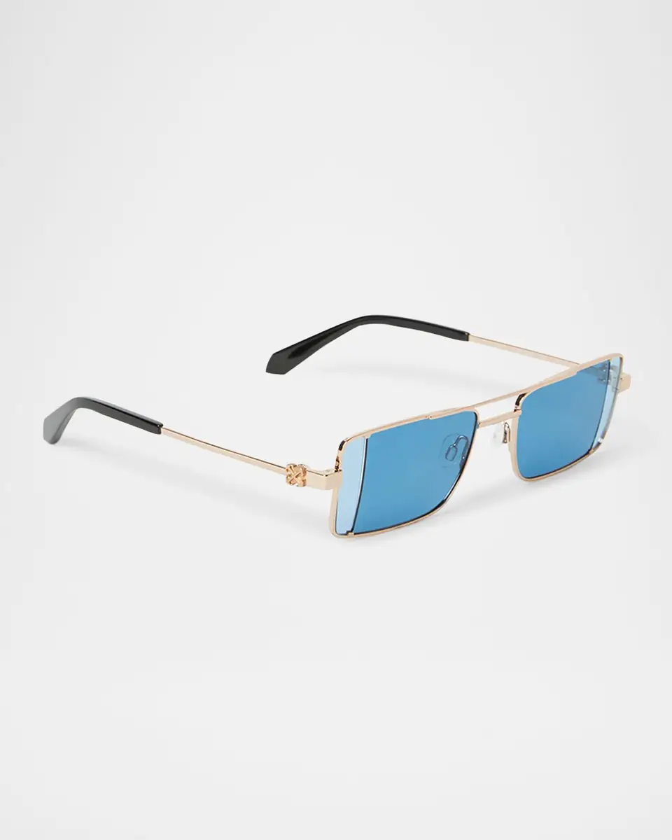 Off-White Men's Cortez Metal Rectangle Sunglasses | Thumbnail 2 Off-White Men's Cortez Metal Rectangle Sunglasses | Thumbnail 2