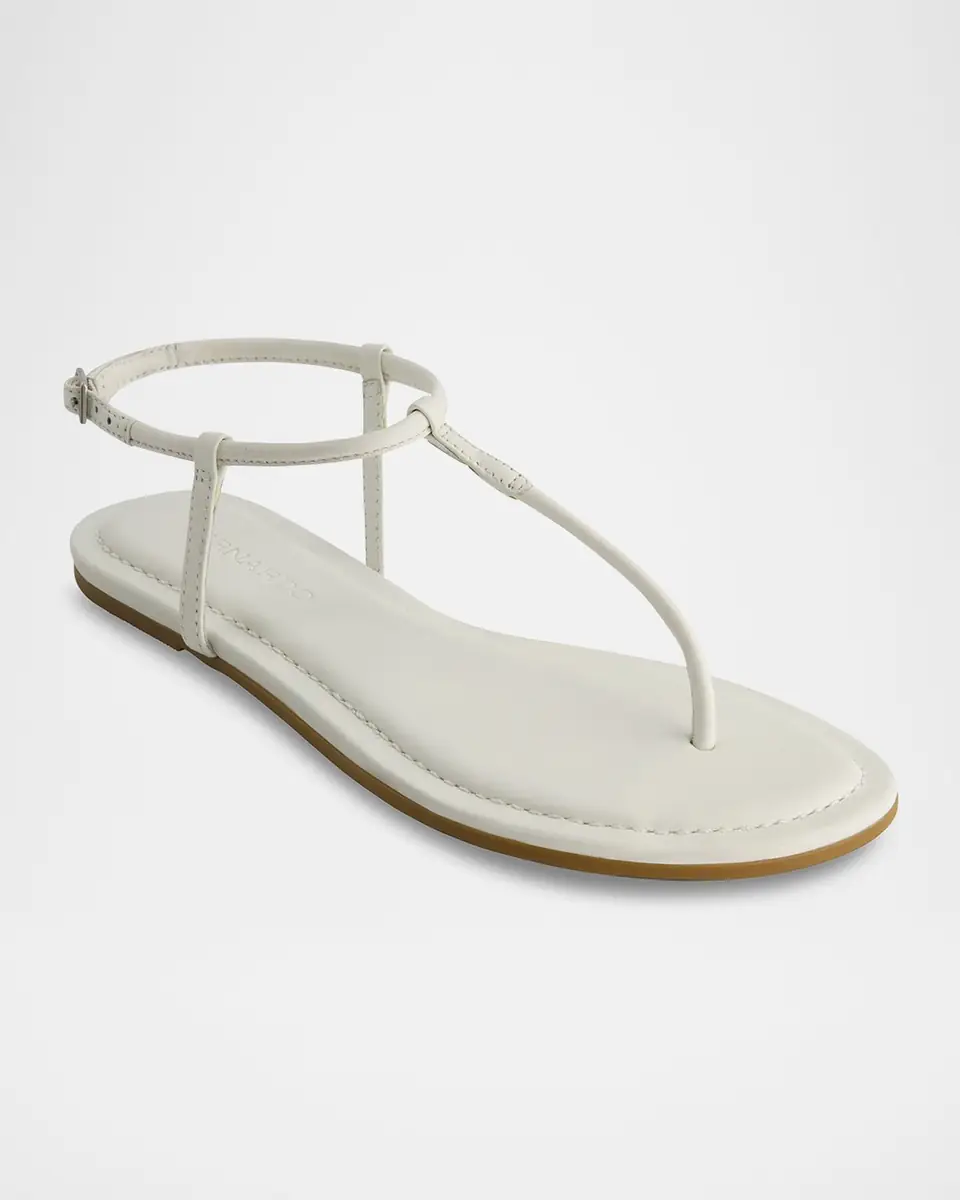 Bernardo Hercu Leather Ankle-Strap Flat Sandals | Thumbnail 6 Bernardo Hercu Leather Ankle-Strap Flat Sandals | Thumbnail 6