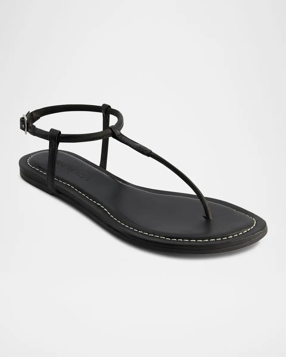 Bernardo Hercu Leather Ankle-Strap Flat Sandals | Thumbnail 7 Bernardo Hercu Leather Ankle-Strap Flat Sandals | Thumbnail 7