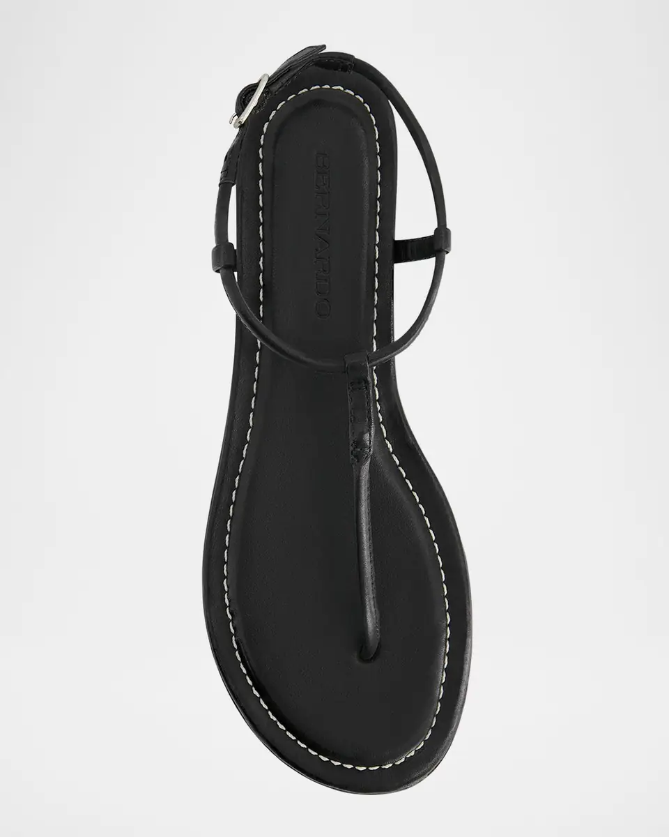 Bernardo Hercu Leather Ankle-Strap Flat Sandals | Thumbnail 8 Bernardo Hercu Leather Ankle-Strap Flat Sandals | Thumbnail 8