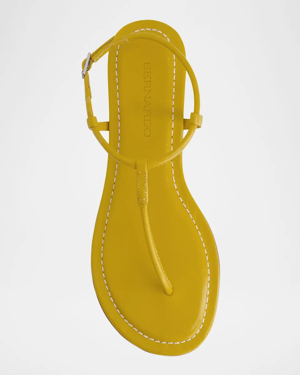 Bernardo Hercu Leather Ankle-Strap Flat Sandals | Thumbnail 10 Bernardo Hercu Leather Ankle-Strap Flat Sandals | Thumbnail 10