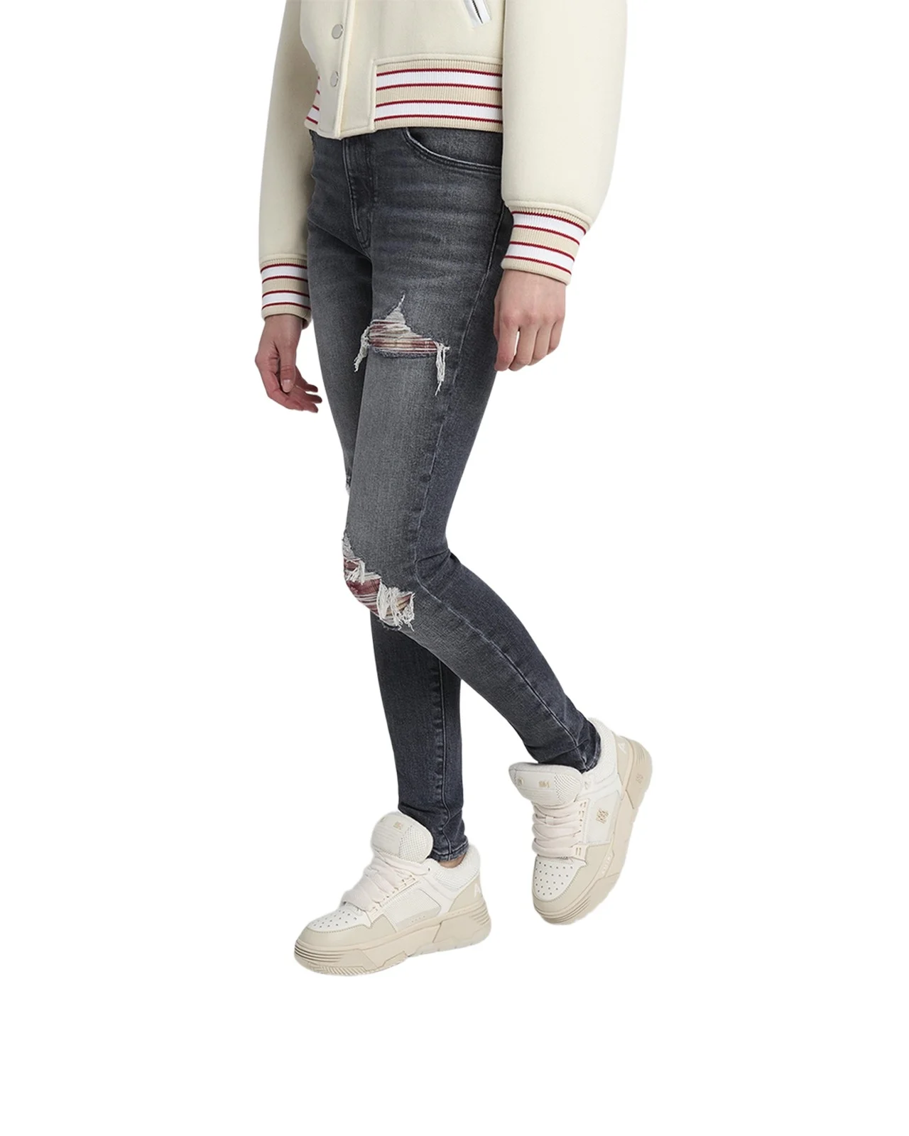 AMIRI MA-1 Mesh & Leather Chunky Sneakers